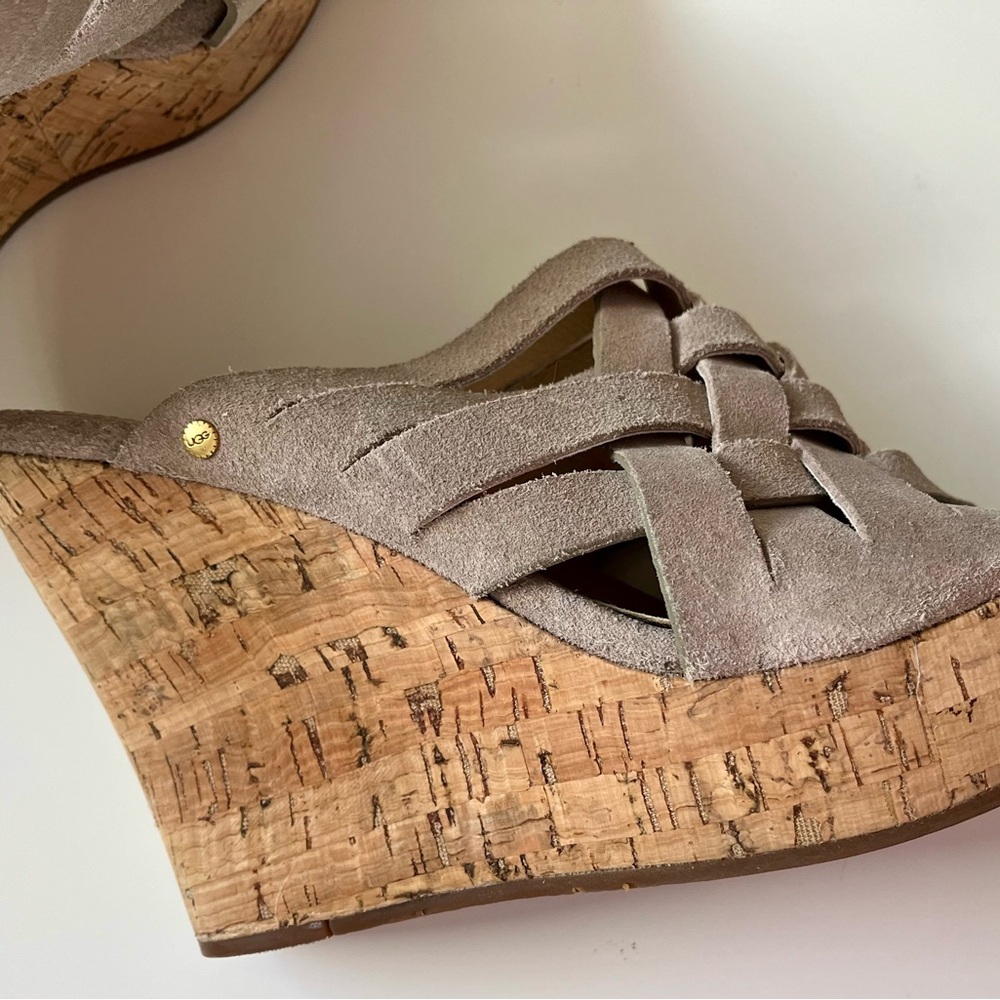 UGG Marta High Wedge Sandals• Sz 9 - Picture 7 of 12